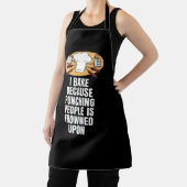 Ich backe, weil man Leute zum Punzieren erstarrt Schürze (InSitu)