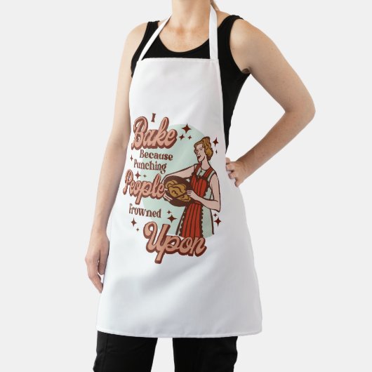 Ich backe, weil man Leute zum Punzieren erstarrt Schürze (InSitu)