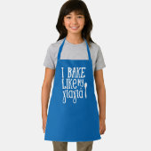 Ich backe wie meine Yiayia Griechisch blauen Kinde Schürze (Insitu)