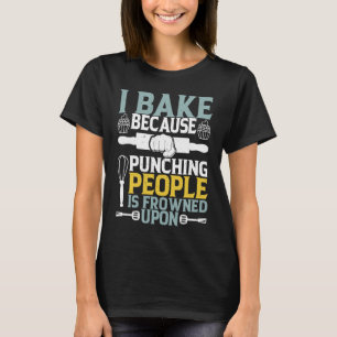 Ich backte, weil die Punching-Leute beim Cupcak er T-Shirt