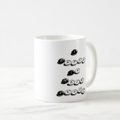 Ich bade im männlichen Riss-Schwarzen Kaffeetasse (VorderseiteRechts)