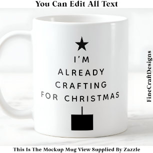 Ich bastle schon für Weihnachten 042 Noveltät Kaffeetasse