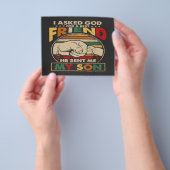 Ich bat Gott um einen besten Freund Flyer (Gruppe)