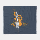 Ich baue Computer Engineer Geek Fleecedecke (Vorderseite (Horizontal))