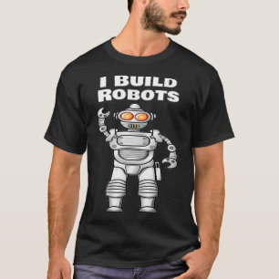 Ich baue Roboter-Hemd für Ingenieure Kids Robotics T-Shirt