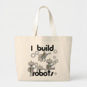 Ich baue Roboter Jumbo Stoffbeutel (Vorne)