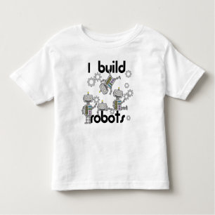 Ich baue Roboter Kleinkind T-shirt