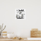 Ich baue Roboter Poster (Küche)