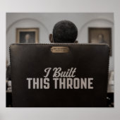 Ich baute diesen Thron: Die leeren Stuhlsprecher Poster (Vorne)