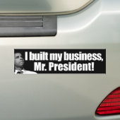 Ich baute mein Geschäft - AntiObama auf Autoaufkleber (Auf Auto)