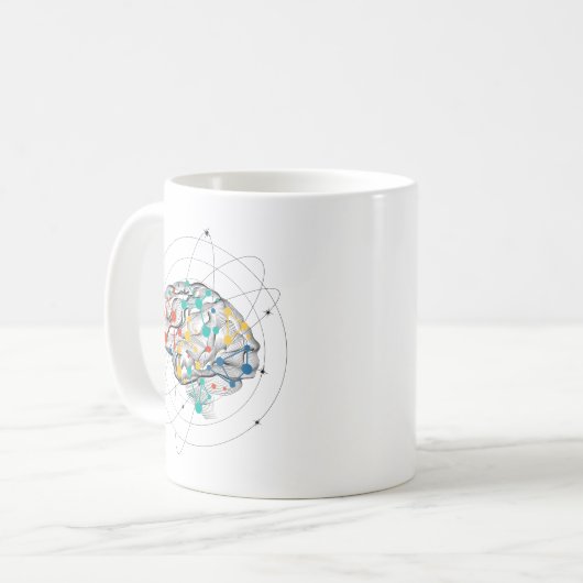 ICH BAUTE NEURALE NETZE. KAFFEETASSE (Vorderseite Links)