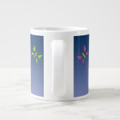 Ich beabsichtige nichts zu tun & Black Cat Red Hea Jumbo-Tasse (Rückseite)