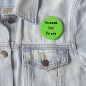 Ich beachte, dass ich seltenes Button bin (Beispiel)