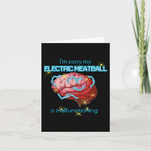 Ich bedauere, dass mein elektrischer Fleischball f Karte
