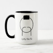 Ich bedauere die fu-Tasse Tasse (Links)