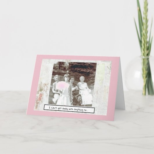 Ich bedauere die Karte (Vorderseite)