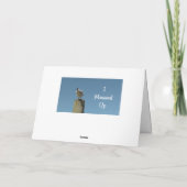 Ich bedauere die Karte (Rückseite)