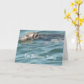 Ich bedauere die Karte (Gelbe Blume)