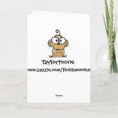 Ich bedauere die Karte (Rückseite)