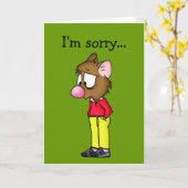 Ich bedauere die Karte (Gelbe Blume)