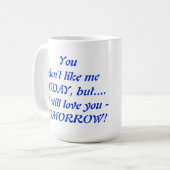 Ich bedauere die Tasse (Vorderseite Links)