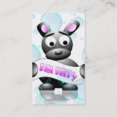 Ich bedauere die Visitenkarte (Rückseite)