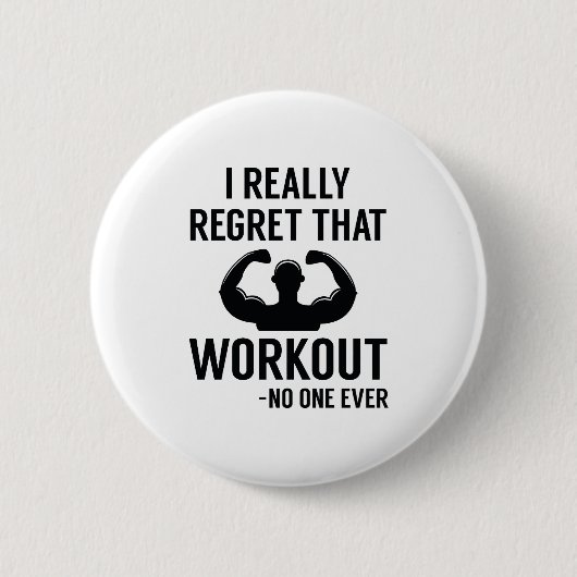 Ich bedauere diese Arbeit wirklich Button (Vorderseite)