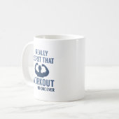Ich bedauere diese Arbeit wirklich Kaffeetasse (Vorderseite Links)