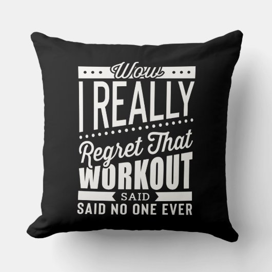 Ich bedauere wirklich, dass die Motivation der Wor Kissen (Vorderseite)