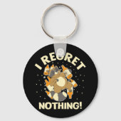 Ich bedaure Nothing Raccoon Lover Trash Panda Schlüsselanhänger (Vorderseite)