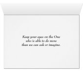 Ich bedränge in Richtung zur Zielphilippians-3:14 (Innenansicht Horizontal (Unten))