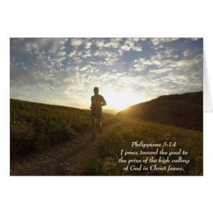 Ich bedränge in Richtung zur Zielphilippians-3:14