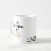 Ich beende meinen Kaffee… Becher Kaffeetasse (Vorderseite Links)