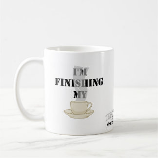 Ich beende meinen Kaffee… Becher Kaffeetasse