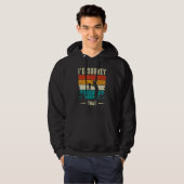 Ich befragte diesen Retro Land Surveyor Kartografe Hoodie (Vorne ganz)