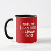Ich befürchte nichts! Ich spreche Latein! Tasse (Links)
