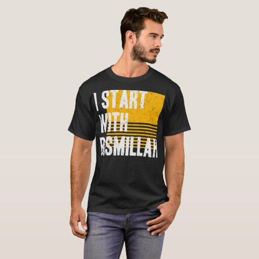 Ich beginne mit Bismillah T-Shirt (Vorne ganz)
