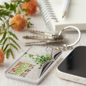 "Ich begrüße Wohlstand" Motivation Affirmation Schlüsselanhänger (Vorderseite rechts)