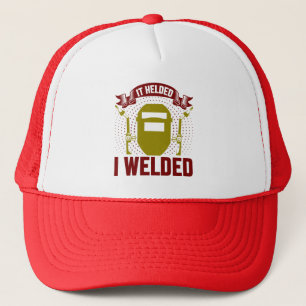 ICH BEGRÜSSTE ES, Funny Welder Zitat Truckerkappe