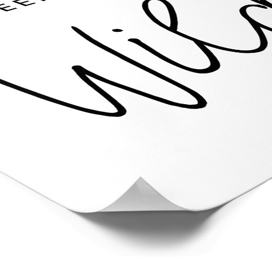 Ich Behalt dir, dass du mir Wild Behalte. Poster (Ecke)