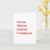 Ich Behalt Ihnen die Anweisungskarte Karte (Gelbe Blume)