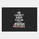 Ich Behalt nicht, dass ich eine jüdische Mutter Ha Geschenkpapier Set (Vorderseite)