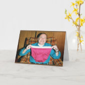 Ich behalte dieses Memorandum! Alles Gute zum Karte (Gelbe Blume)