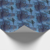 Ich behalte mein Balancen-Yoga-Mädchen Geschenkpapier (Ecke)