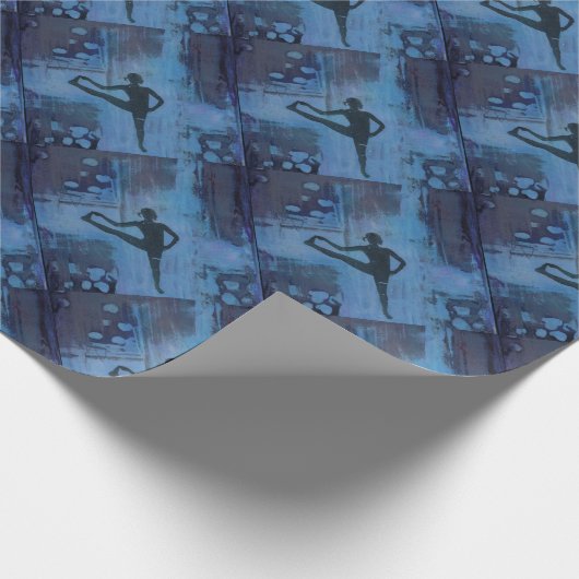 Ich behalte mein Balancen-Yoga-Mädchen Geschenkpapier (Ecke)