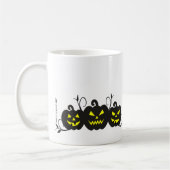 Ich behandele mich nur mit Kaffee Jack O' Lantern Kaffeetasse (Links)