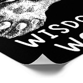 ICH BEHANDELE MIT STARKEN-Traumkriegerkatzen Poster (Ecke)