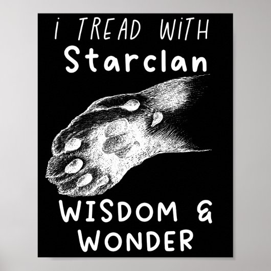 ICH BEHANDELE MIT STARKEN-Traumkriegerkatzen Poster (Vorne)
