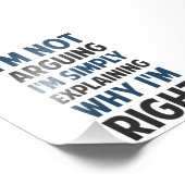 Ich behaupte nicht, dass ich erkläre fotodruck (Ecke)