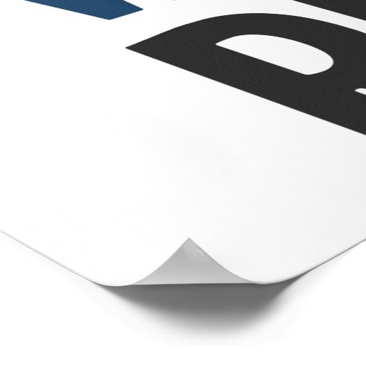 Ich behaupte nicht, dass ich erkläre poster (Ecke)